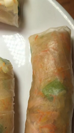 Crispy Vegan Spring Rolls Recipe in Air Fryer