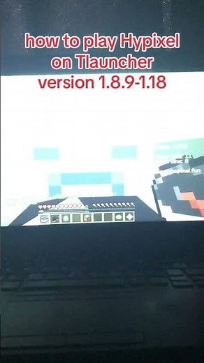 how to play hypixel on Tlauncher #fyp #tlauncher #minecraft #bedwars #hypixel #shorts #short