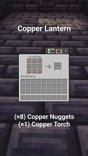 How to CRAFT COPPER LANTERN in Minecraft 1.21! 🟠 Quick & Easy #Minecraft #Shorts