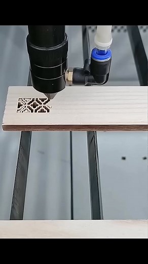 Laser Cutting Wood with Extreme Precision! #reelsvideoシ | Endurance John Omokaro