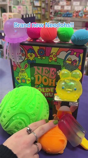 Take a look at Learning Express Brookfield’s newest Needohs! In stores soon!! #needoh #fidget #fidgettoy #learningexpressbrookfield #releaseem