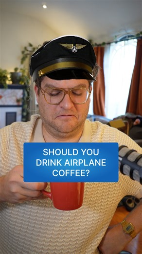 Should you drink airplane coffee? #learnsomethingnew #coffeeislife #foodies #coffeelovers | Alex Falcone