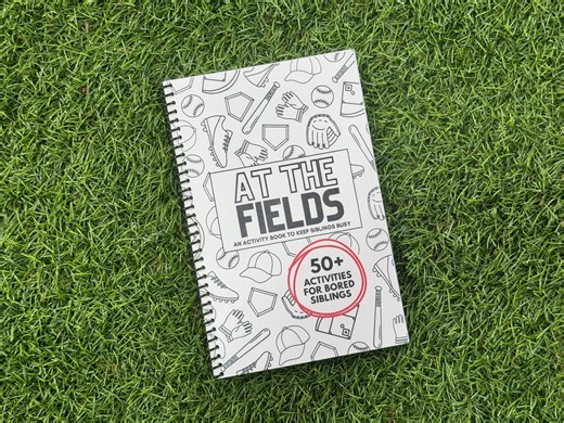 Baseball Sibling Activity Book - at the Fields - 50  Activities for Bored Siblings - Etsy