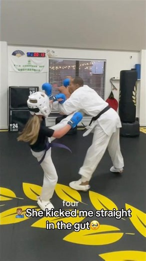 💥When they hit me… I’m proud😤#karate #martialarts #kids #ninja #mma