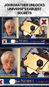 #nobellaureate | John C. Mather Explores Cosmic Dawn With James Webb Telescope #shorts