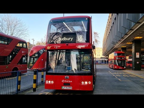 FULL BYD JOURNEY | LONDON BUS 18 EUSTON - SUDBURY (LF75OPM) BDE47217