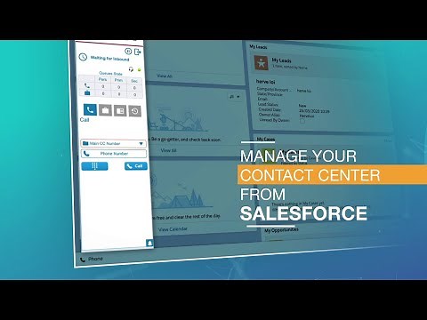 Vocalcom Salesforce Edition: Your contact center solution natively integrated in Salesforce