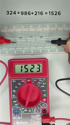 Total Resistance of a Series Circuit ✅ #electronics #arduinoproject