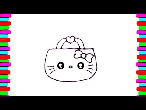 How to draw a bag / Drawing a bag / Painting and Coloring for Kids
