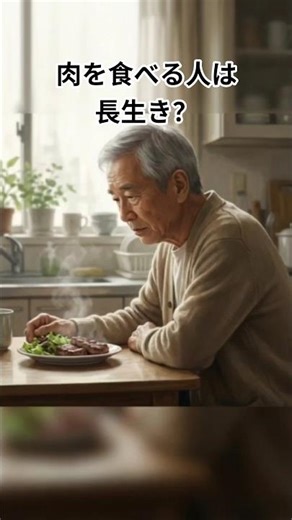肉を食べる人は長生き？研究が示す100歳への食習慣 #長生き習慣 #たんぱく質重要 #健康寿命 #食事バランス