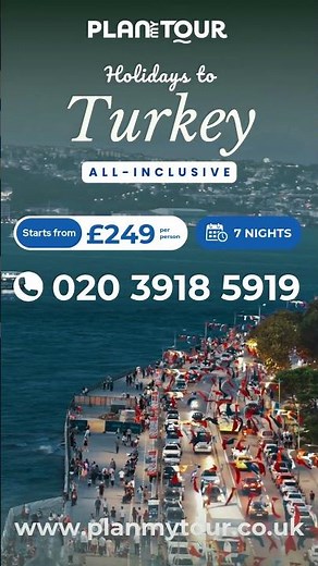 Turkey Holiday Package for Only £249 – All-Inclusive Resort 2025@planmytourofficial