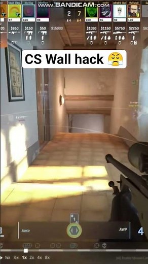 CS wall hack #csgo #cs2 #counterstrike