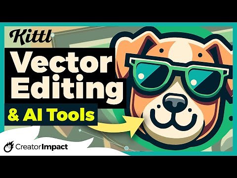 NEW! Kittl AI steps up the AI Design game with Vector Editing!