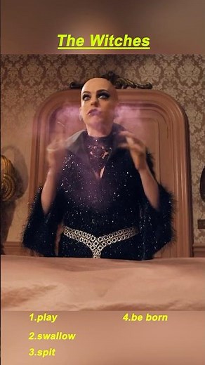 The Witches (2020) – The Mouse Jumps Up and Feeds the Witch the Potion, Turning Her into a Mouse!