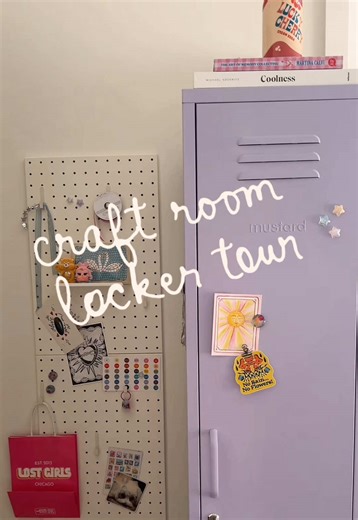 craft room locker tour part 2! my skinny locker & the keeper of all my scrap paper junk 🙂‍↔️🫶🏼 #organization #crafty #organizedhome #organizing craft room storage ideas craft room supplies storage craft supplies organization ideas