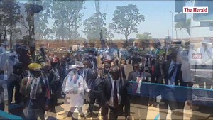 WATCH: President Mnangagwa tours the Geo Pomona Waste Management site. | The Herald-Zimbabwe