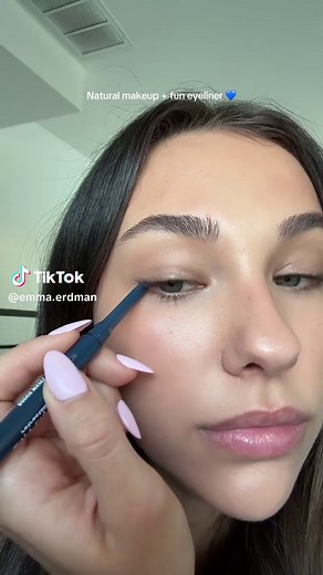 Natural Makeup with Fun Liner for a Fresh Look