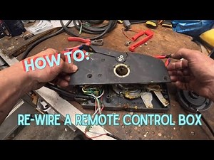 How to: re-wire a boat remote control box (Yamaha 703)