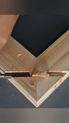 I master made a diagonal joints using hand tools #woodworking #wood #shorts #like #work ‪@MrBeast‬