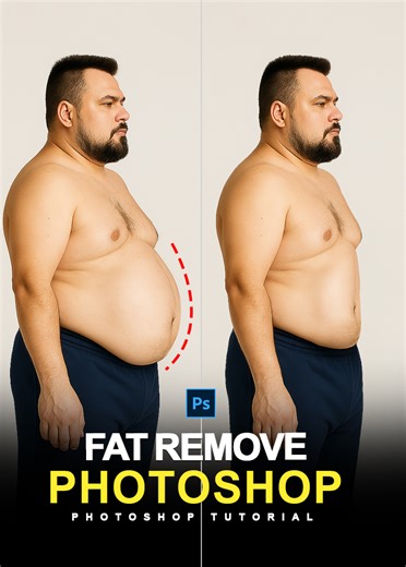 #photoshop Fat Remove Tutorial | Photoshop Tips 2025 #fatremove #photoshop #photoshoptutorial | Graphics Solution Tricks