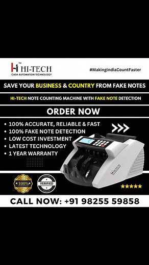 10K views · 15 comments | ✅LATEST HI-TECH NOTE COUNTING MACHINE...