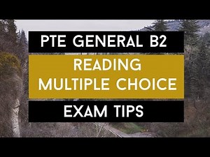 Pearson Test of English - General B2 - Section Four Tips