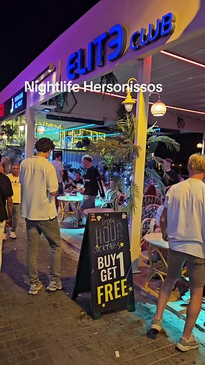 Exploring Nightlife in Hersonissos, Crete