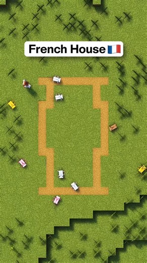 craft_mine13 on Instagram: "Minecraft Tutorial :- French House Build For Starters aka Beginners 😎 #minecraft #minecraftbuilds #tutorial #viralreels #fyp"