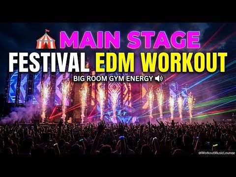 🎪 MAIN STAGE — Festival EDM Workout | Big Room Gym Energy 🔊