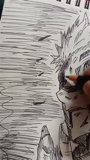 Yuji domain expansion moment drawing and pls subscribe and like this drawing