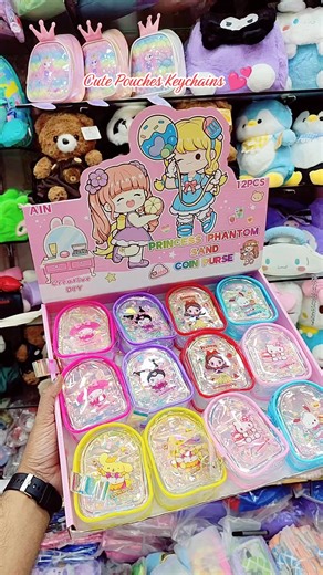 Cute Mini Water Jelly Coin Pouches Keychains 💕 650 Rs Each 🚚 Shop Now : www.minirainbow.com.pk #pouches #kidsbag #keychains #foryou #trending
