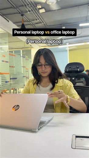 Personal laptop vs office laptop💻