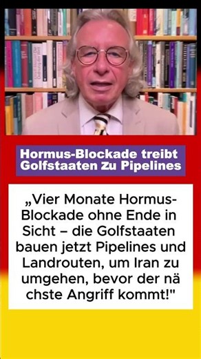 Hormus-Blockade treibt Golfstaaten zu Pipelines | #Hormus, #StraßevonHormus, #Golfstaaten, #Iran,