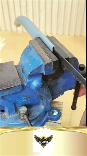 This is one way to remove a broken PVC pipe by heating it #shorts