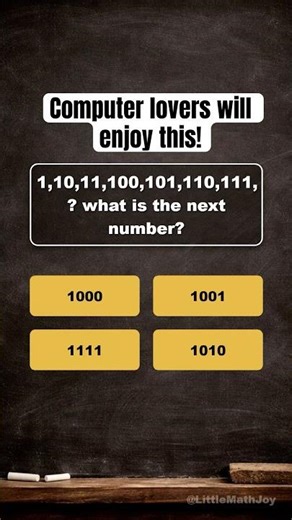 Can You Read Binary? 💻 | educational #mathshorts #riddles #shortsfeed #shorts #quiztime