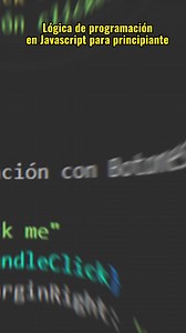 10K views · 483 reactions | Método filter en JavaScript #programacionweb #desarrolladoresweb #programadoresweb #programadorweb #javascript #logicaprogramacion #principiante #principiantes | Progamacion web, | Facebook