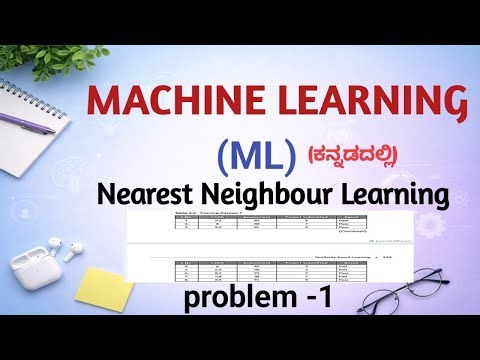 k-Nearest Neighbor (KNN) Algorithm|Numerical-1|problems|Machine learning|Eduyodha 