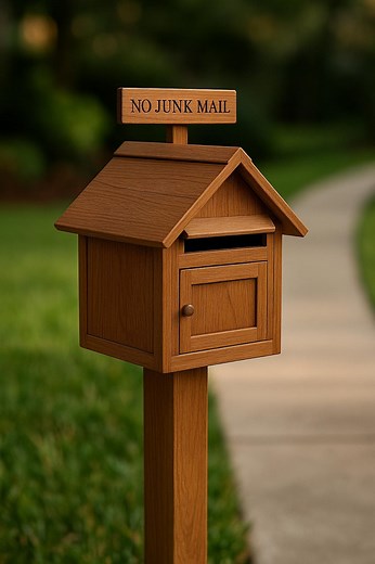 DIY Wooden Mailbox Plan – Outdoor Garden Post Box Blueprint – Printable PDF With Measurements - Etsy