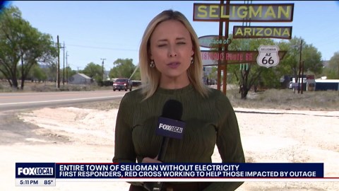 Seligman still without power following crash