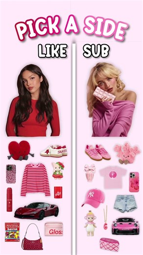 #sabrinacarpenter or #oliviarodrigo ?! ❤️💕 #red #pink #trending #trend #audio #dance #coachella