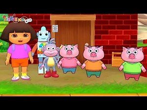 Dora Exploradora | The Three Little Pigs | Aventureira | ZigZag Kids HD