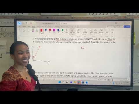 How to Find Bearings | Precalculus Navigation Tutorial