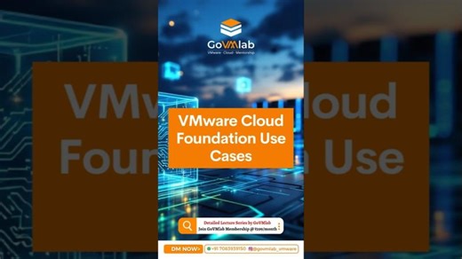 🚀 Top Use Cases of VMware Cloud Foundation Explained in 60 Sec | VMware Cloud Foundation | GoVMlab | GoVMlab- Enterprise Infrastructure & Cloud Mentorship