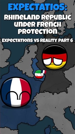 Expectations vs Reality Countryballs | Part 6 #shorts #countryballs #history #expectationvsreality