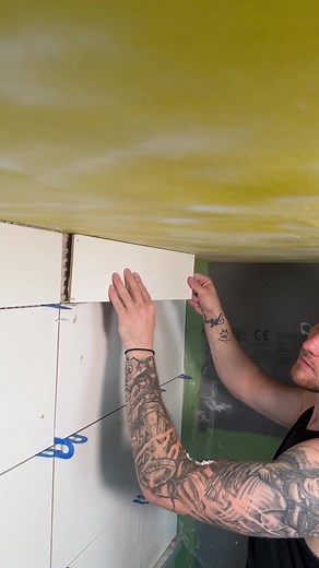 How to Cut Tiles for Wonky Ceilings Effectively