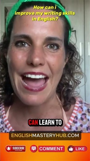 How can I improve my writing skills in English? ✍️📘