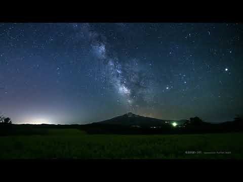 青森の星 Starry Sky in Aomori Japan 4K