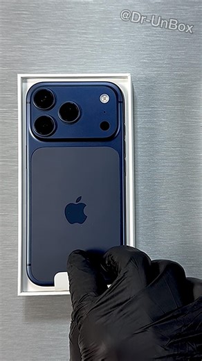 iPhone 17 Pro Unboxing and Review Deep Blue Colour💙 #shorts #trending #iphone #iphone17pro #apple