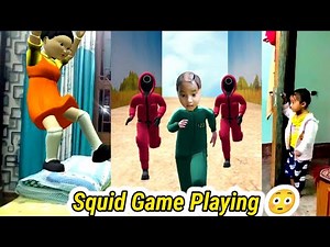 squid game red light green light sound 1 hour | Squid Game Playing #squidgame #game #pradiptivlogs