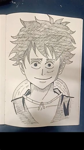 Draw loffy #trending #anime #animeeart #art #onepiece #drawing